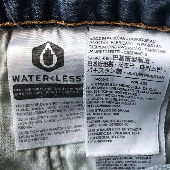 Levis 559 Jeans 36x30 Mens Blue Denim Straight Leg Regular‎ Fit Casual Pockets - Picture 7 of 8